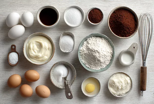 Шоколадный торт-десятиминутка на кефире – коржи за 10 минут