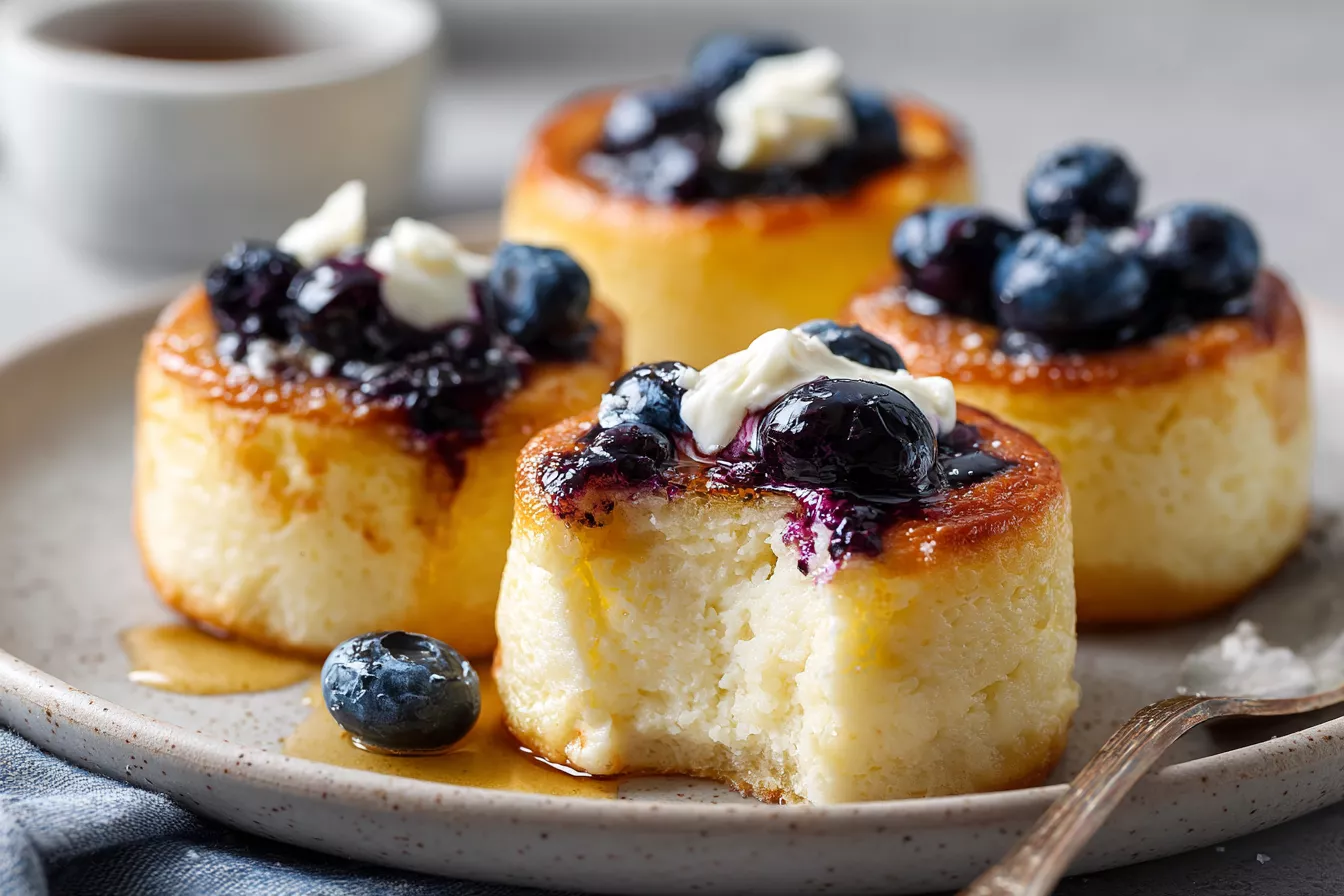 Запечённые сырники с ягодами: «мини-чизкейки» без жарки