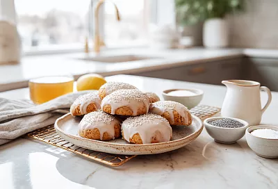 Сливочные пряники в маковой глазури: ароматный домашний десерт за пару шагов