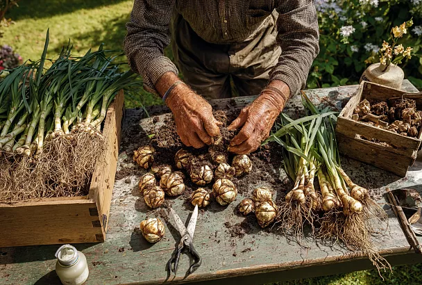 Как выкопать и подготовить гладиолусы к зиме