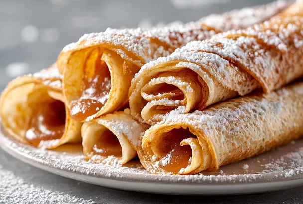 Вафли-трубочки на сковороде: вкус детства без вафельницы