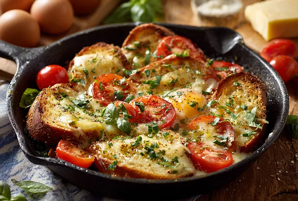 Завтрак за 10 минут: рецепт вкуснее пиццы 