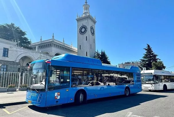 Работу общественного транспорта продлят в Сочи в новогоднюю ночь