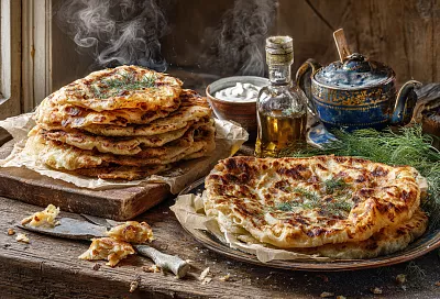 Три быстрых теста без хлопот: чебуреки, сковородные лепёшки и «ленивое фило»