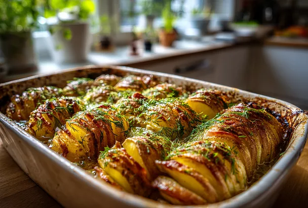 Главный секрет сочной картошки с грудинкой в духовке — семья будет в полном восторге от этой вкуснотищи