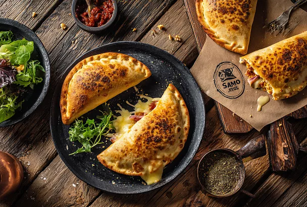 Кальцоне без теста из куриной грудки