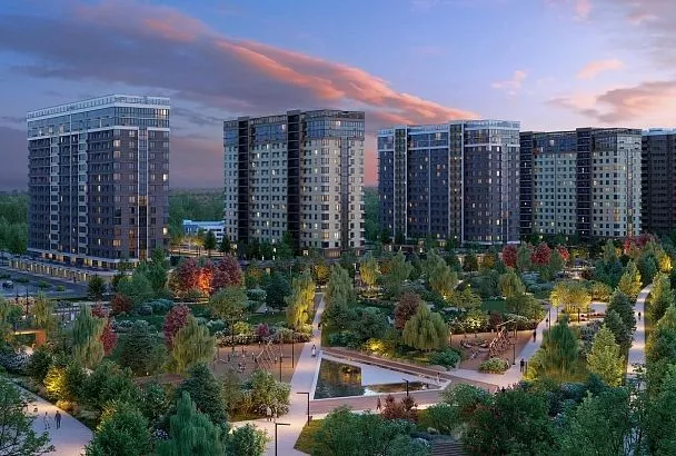 В гармонии с природой: в сквере в DOGMA PARK высаживают платаны и пихты