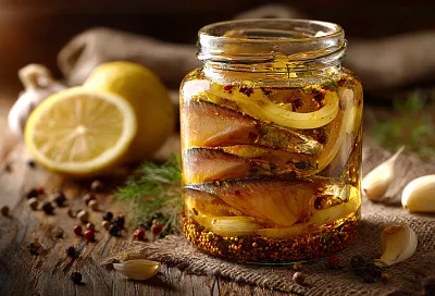 Маринованная скумбрия, от которой не оторваться за столом