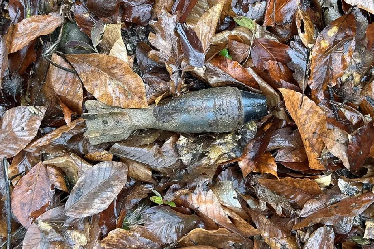 Под Горячим Ключом жители нашли на берегу реки мину времен войны