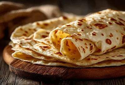 Тонкий домашний лаваш на сковороде: мягкий, эластичный и без дрожжей