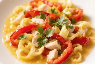 Ленивый рецепт из курицы и овощей. Все нарезаю, складываю в кастрюлю и забываю на час! 