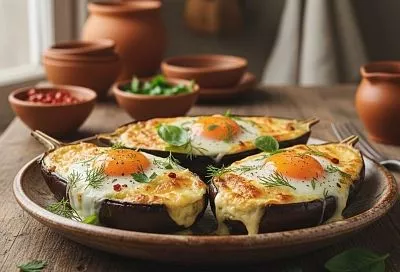 Запекаем баклажаны с сыром и яйцом: ваш идеальный ужин за 40 минут