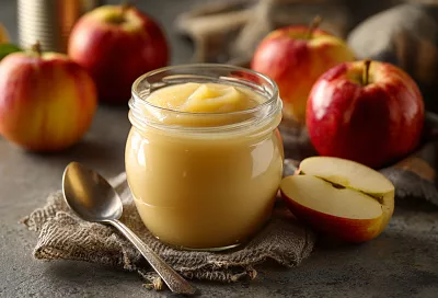 Яблочное пюре со сгущенкой: простой десерт за час