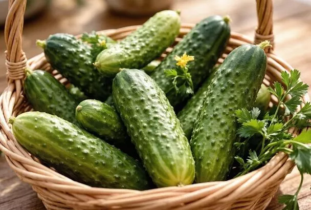 Зеленые хрустящие, вкуснющие  огурцы: чем я обрабатываю огурцы, чтобы они хрустели до самой осени
