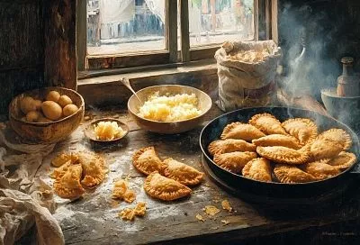 Вокзальные пирожки с картошкой: хрустящие и как из детства