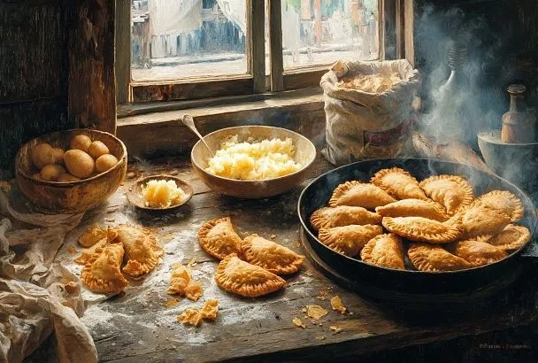 Вокзальные пирожки с картошкой: хрустящие и как из детства