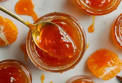 Мандариновое варенье с новогодними специями за 20 минут