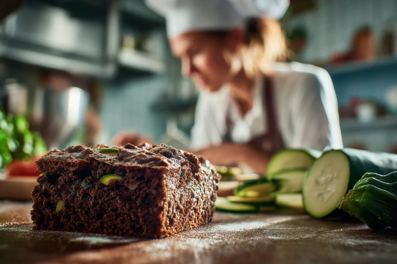 Шоколадный брауни с кабачком: десерт, в котором овощ не выдает себя