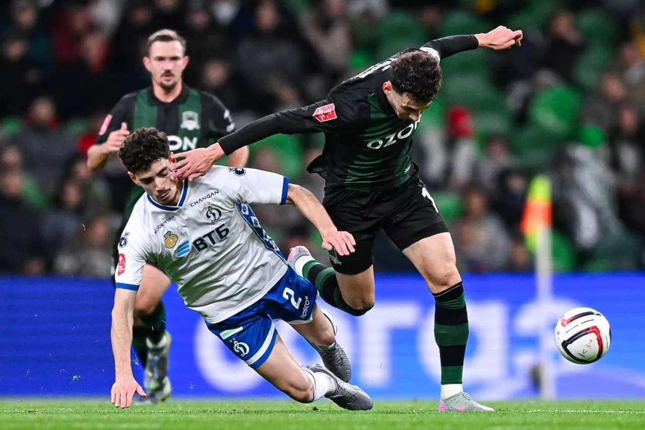 «Краснодар» победил московское «Динамо» в серии пенальти в Кубке России