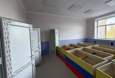 В селе Белая Глина капитально ремонтируют детский сад №12