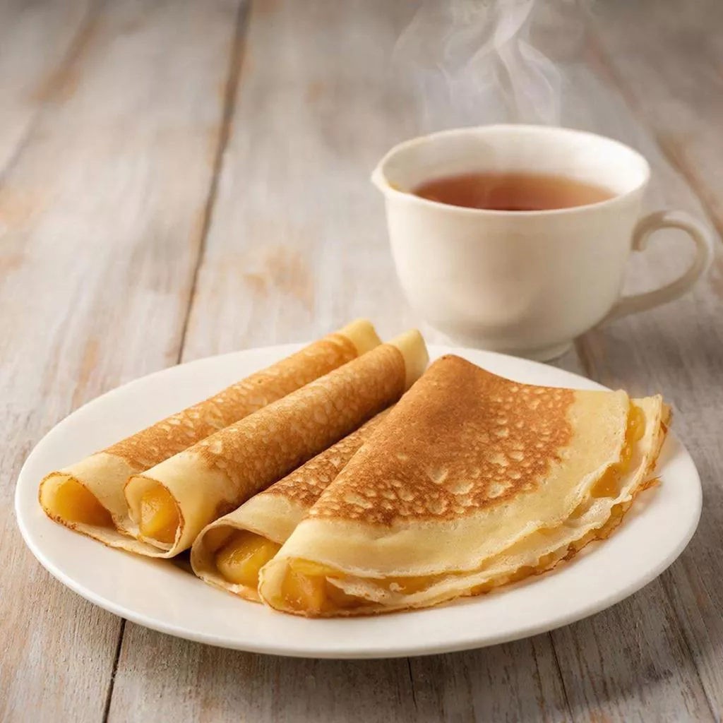 Налистники с запеченными яблоками - рецепт, который достался мне по наследству от бабушки и мамы