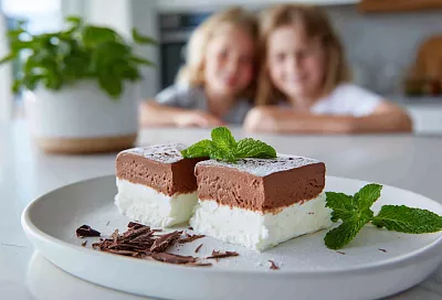 Нежный десерт "Птичье молоко" из творога без выпечки: 10 минут и торт на столе