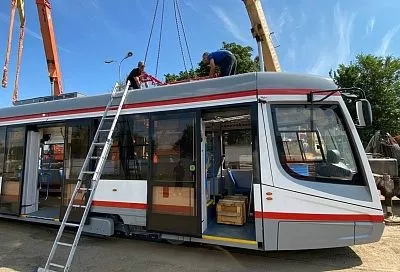 Три новых трамвая поступили в Западное депо Краснодара