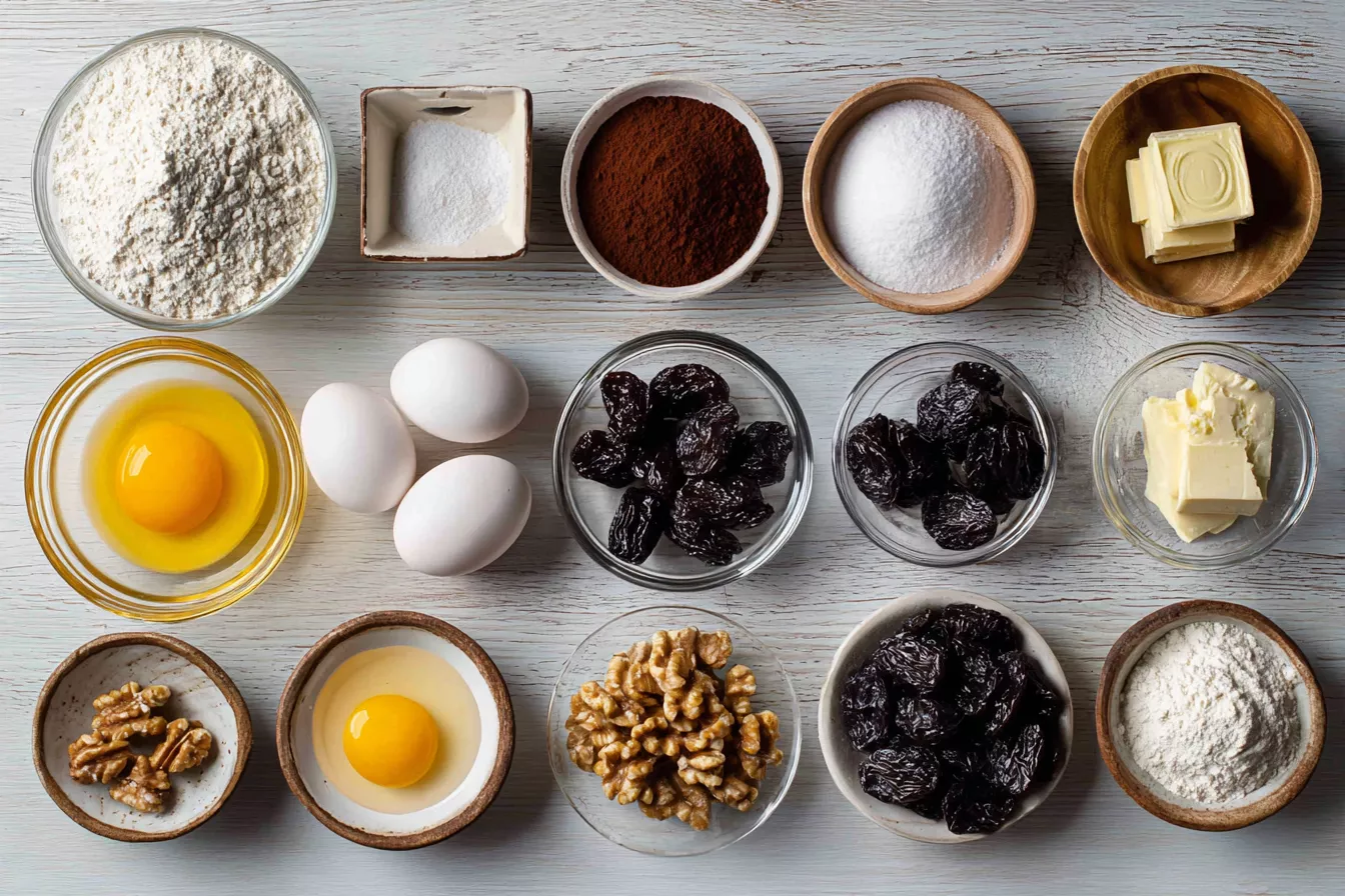 Шоколадный торт с черносливом и орехами – один корж, а вкус как из лучшей кондитерской