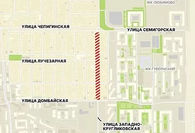 В Краснодаре до конца года перекроют участок улицы Западно-Кругликовской 