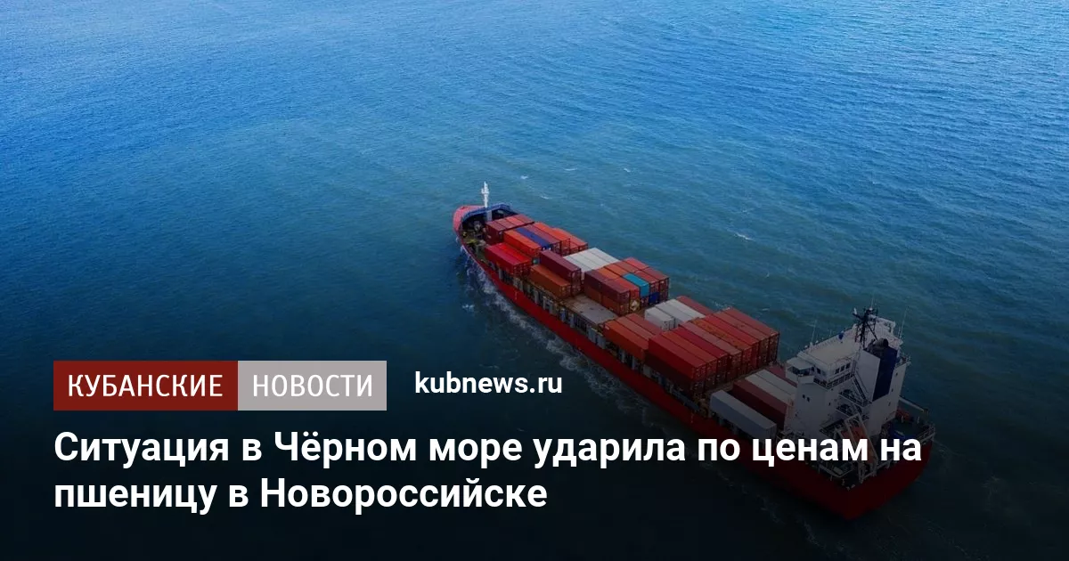 Ситуация в Чёрном море ударила по ценам на пшеницу в Новороссийске