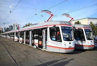 В 2026 году в Краснодар поставят 10 трехсекционных трамваев