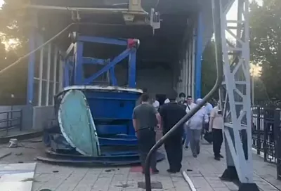 Старая канатная дорога в Нальчике рухнула из-за ржавчины
