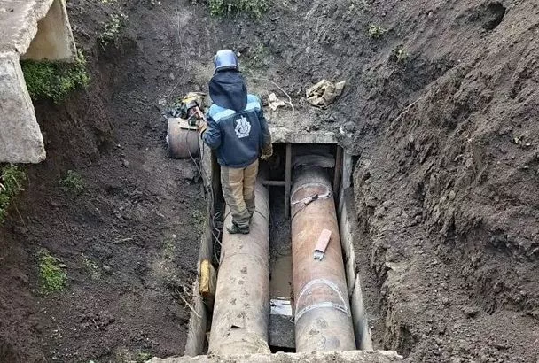 Аварию на теплосети в КМР Краснодара устранили 