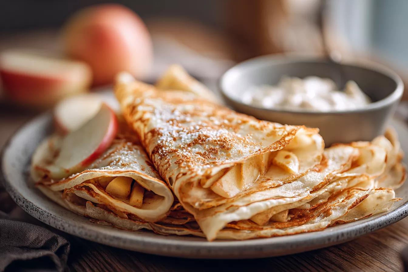 Яблочные блины: тонкие, ароматные и очень вкусные за 15 минут
