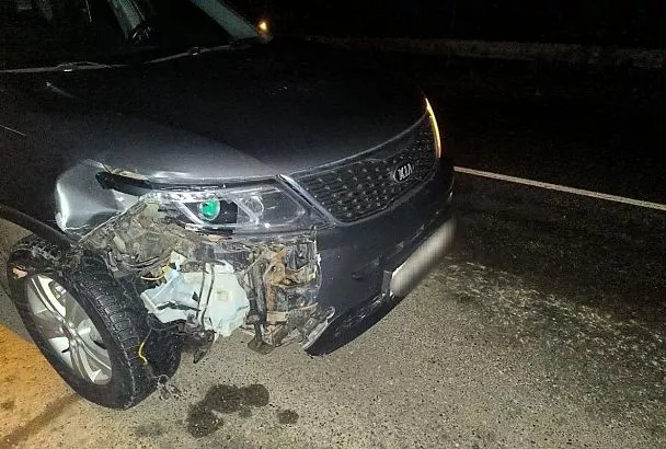 Краснодарец на внедорожнике насмерть сбил идущую по обочине женщину. Ее личность устанавливается