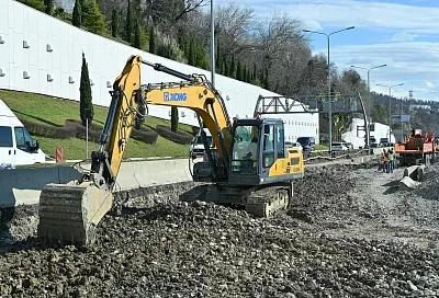 Ремонт на участке федеральной трассы А-147 в Хостинском районе Сочи завершится до лета
