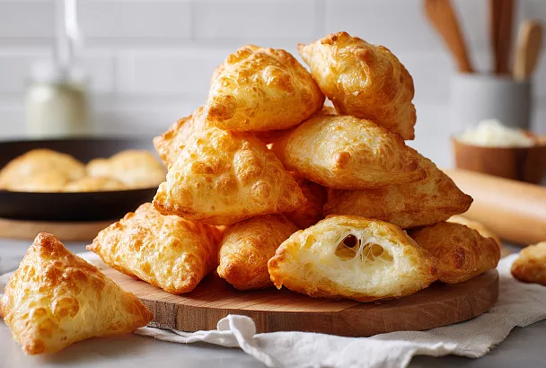 Гора сырных пышек за 20 минут: хруст снаружи, тянущийся сыр внутри — дети и взрослые сметают быстрее, чем остывают
