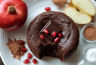 Брауни из яблока в микроволновке за 3 минуты: без муки и сахара, а вкус — шоколадный