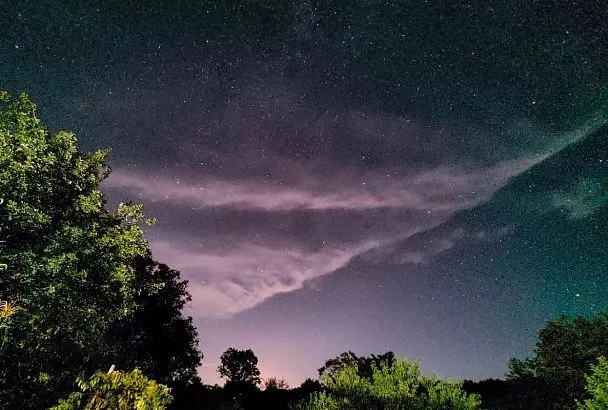 Яркий болид пролетел в небе над черноморским побережьем Краснодарского края