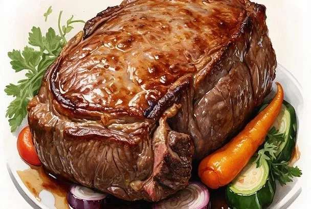 Даже самое жесткое мясо превращаю  в сочное и нежное блюдо. Метод, который позволяет даже жесткому куску мяса стать нежным и ароматным