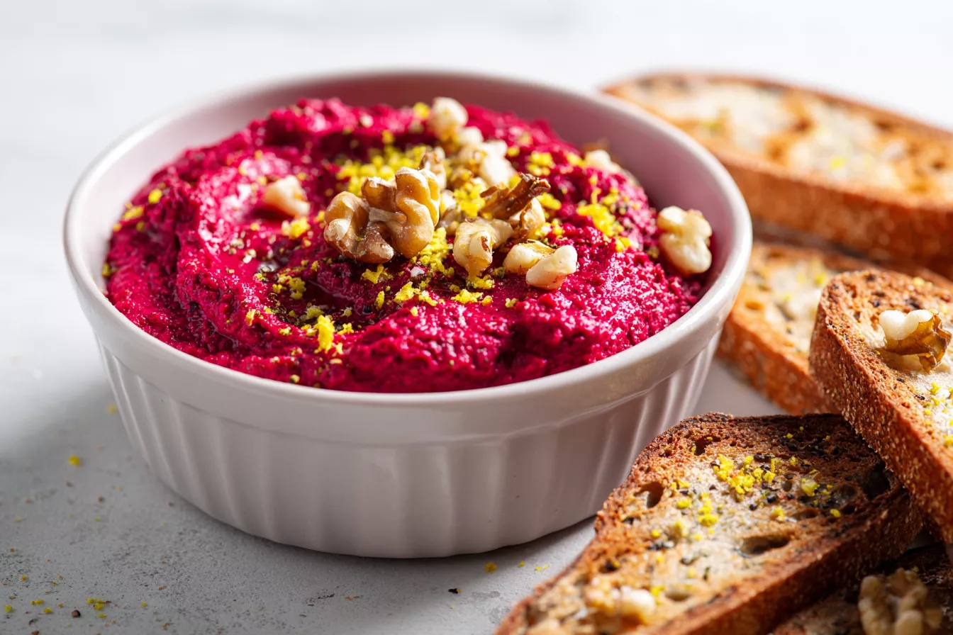 Беру две свёклы и банку фасоли – через 10 минут на столе яркий свекольный паштет, от которого невозможно оторваться