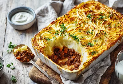 Беру фарш и картошку — готовлю сочную мясную запеканку, которая тает во рту