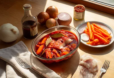 Рыба под маринадом: хек, овощная шуба и правильная кисло-сладкая нотка