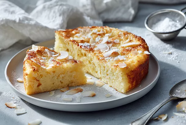 Запеканка без творога – нежнее творожной, с кокосом за 50 минут