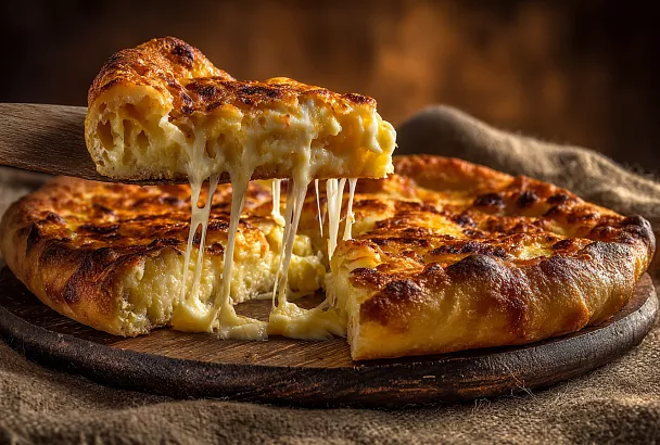 Осетинский пирог с картофелем и сыром за 10 минут в духовке