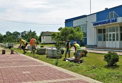 В Тихорецком районе благоустройство парка планируют завершить к концу июля