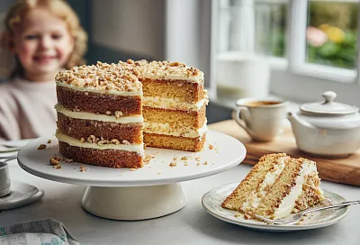 Готовлю легендарный торт «Три стакана» из 80-х: проще не бывает, а вкус — как в детстве