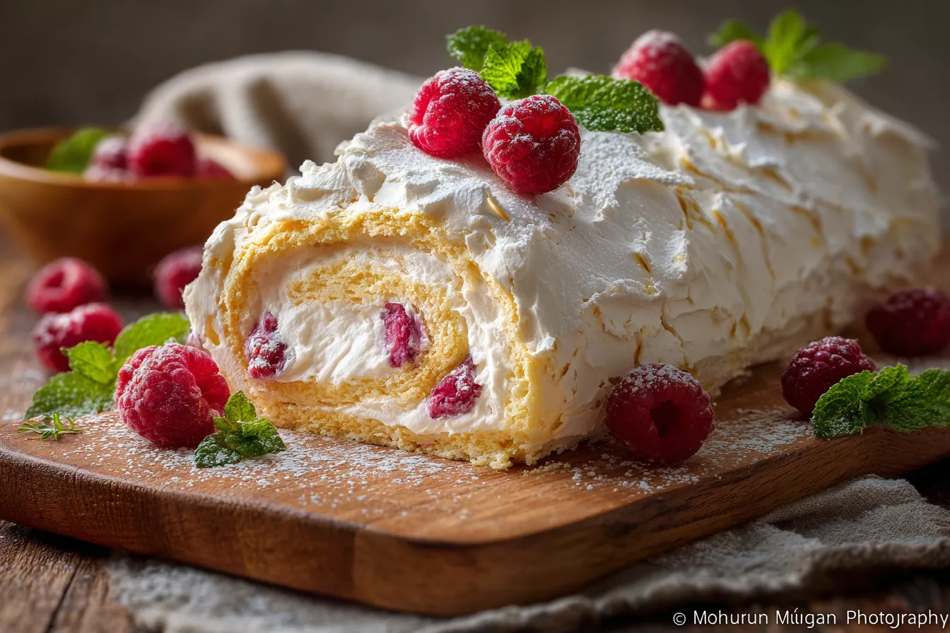 Меренговый рулет «Облачко» – хрустит снаружи, тает внутри, первый раз без провала