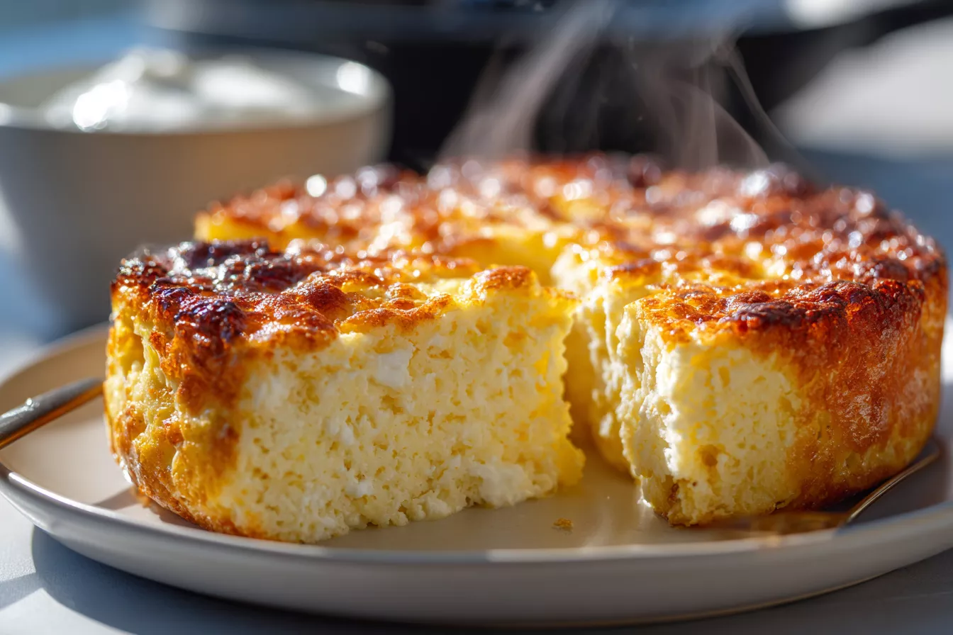 Овсяная запеканка с творогом за 20 минут на сковороде: нежная, сытная и без муки — идеальный завтрак