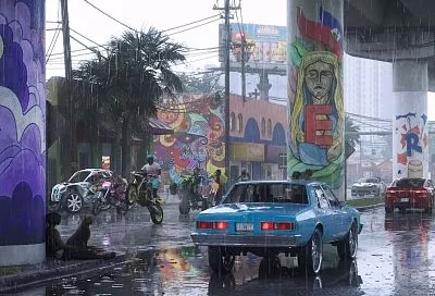 GTA 6: дождливую погоду с отражениями в лужах показали фанаты, а инсайдер пообещал третий трейлер уже сегодня